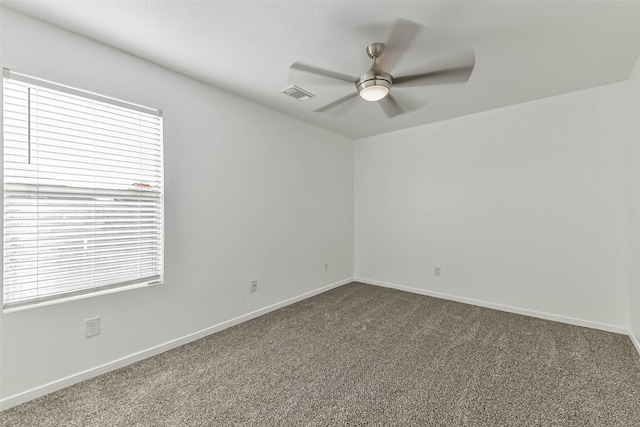 15503 Hickory Dale St, Cypress, TX 77429 - carpeted spare room featuring a ceiling fan, plenty of natural light, and baseboards