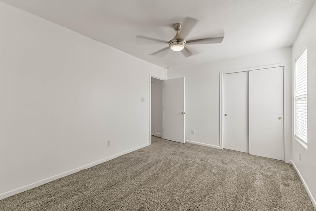 15503 Hickory Dale St, Cypress, TX 77429 - unfurnished bedroom featuring carpet flooring, a closet, and baseboards