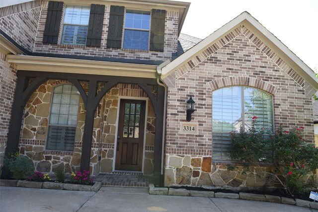 3314 Saint Charles Ct, Missouri City, TX 77459 - entrance to property with stone siding and brick siding