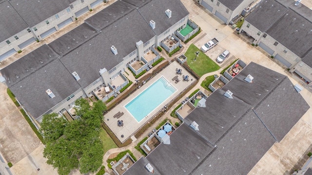406 Wilcrest Dr Unit 406, Houston, TX 77042 - aerial view of a pool