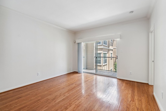 3231 Allen Pkwy Unit 4207, Houston, TX 77019 - empty room with wood finished floors, crown molding, and baseboards