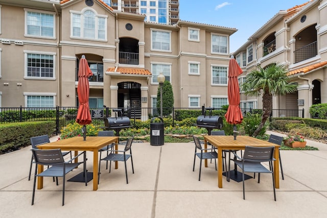3231 Allen Pkwy Unit 4207, Houston, TX 77019 - view of patio / terrace featuring outdoor dining area