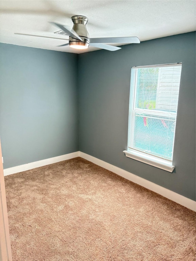 5159 Dumore Dr, Houston, TX 77048 - carpeted spare room featuring a ceiling fan and baseboards