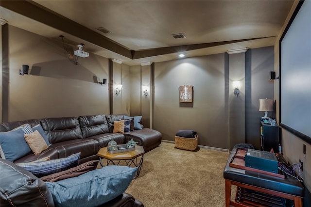 10040 Easton Sky Ln, Cypress, TX 77433 - cinema room featuring carpet