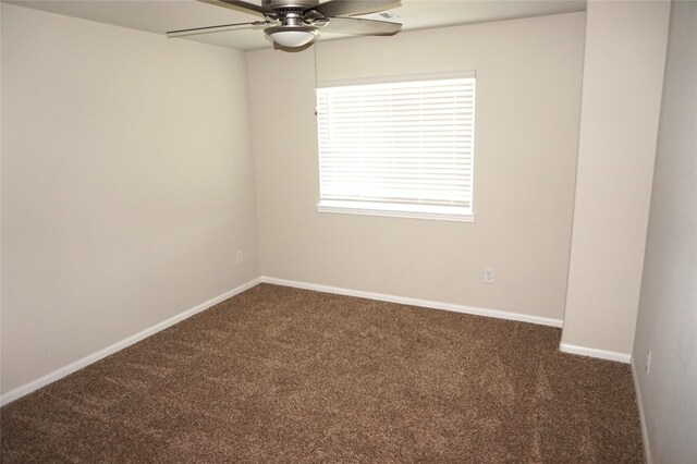 21930 King Heights Ln, Houston, TX 77073 - carpeted empty room with ceiling fan and baseboards