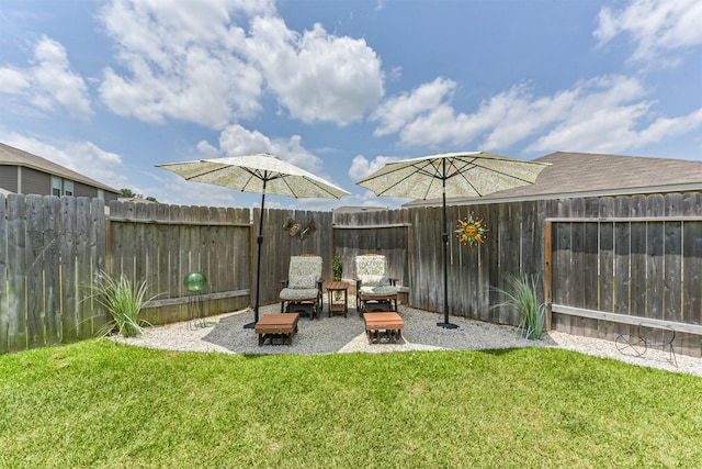 22107 Juniper Crossing Dr, New Caney, TX 77357 - view of yard featuring a patio