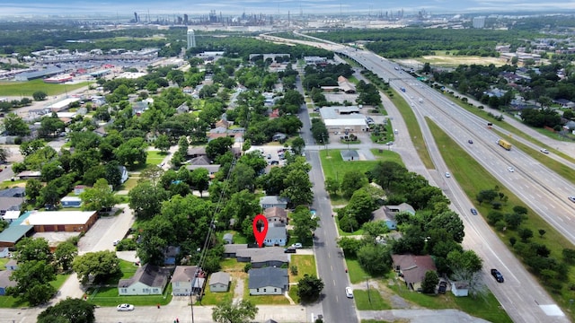 503 Schilling St, Baytown, TX 77520 - aerial overview of property's location with a main thoroughfare