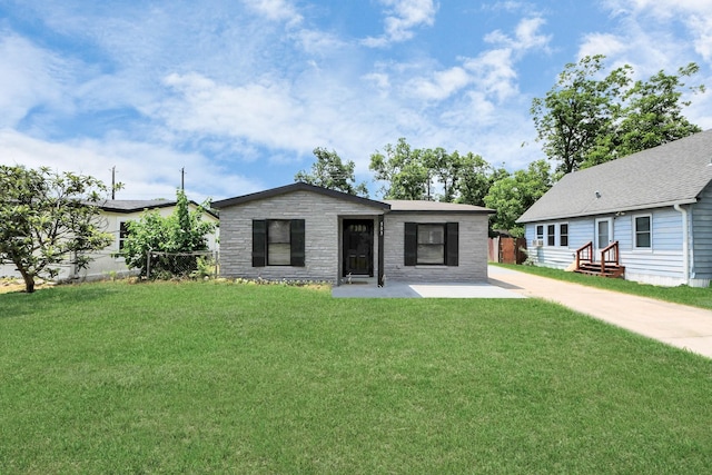 503 Schilling St, Baytown, TX 77520 - view of front of property with a patio and stone siding