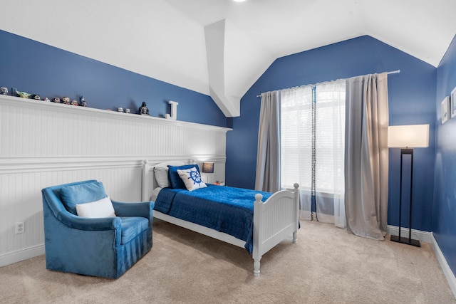 72 Tall Trl, Missouri City, TX 77459 - carpeted bedroom featuring lofted ceiling and baseboards