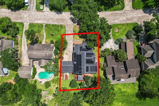 20407 Spoonwood Dr, Humble, TX 77346 - aerial view of a pool area