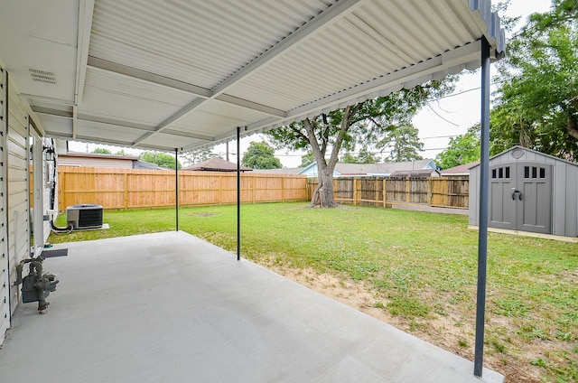 14934 Arundel Dr, Channelview, TX 77530 - view of patio featuring central AC