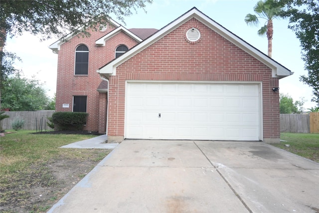 12002 Cobbs Creek Ct, Houston, TX 77067 - traditional home featuring driveway, brick siding, and a garage