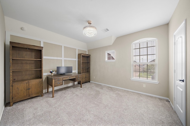 2506 Haven Hill Dr, Katy, TX 77494 - office with light colored carpet and baseboards