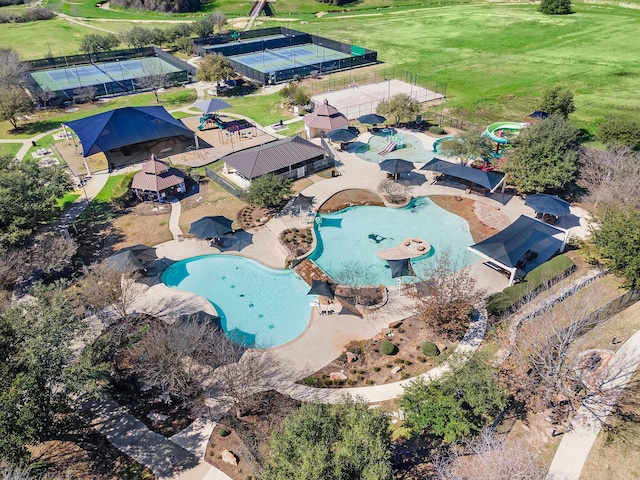 2506 Haven Hill Dr, Katy, TX 77494 - view of property location with a pool area