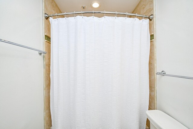 1908 Augusta Dr Unit 10, Houston, TX 77057 - bathroom with toilet and a shower with curtain