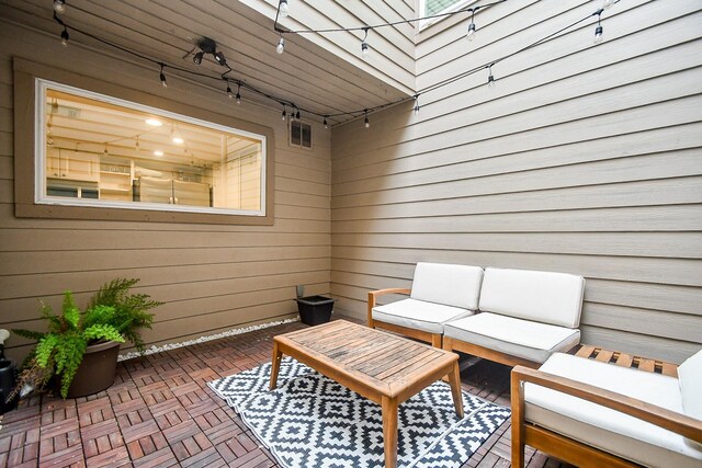 1908 Augusta Dr Unit 10, Houston, TX 77057 - view of patio / terrace featuring an outdoor living space