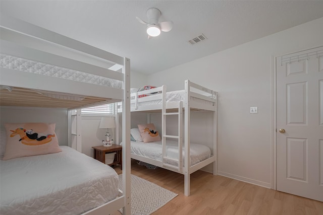 22023 Deaf P Smith Dr, Galveston, TX 77554 - bedroom with light wood-type flooring and baseboards