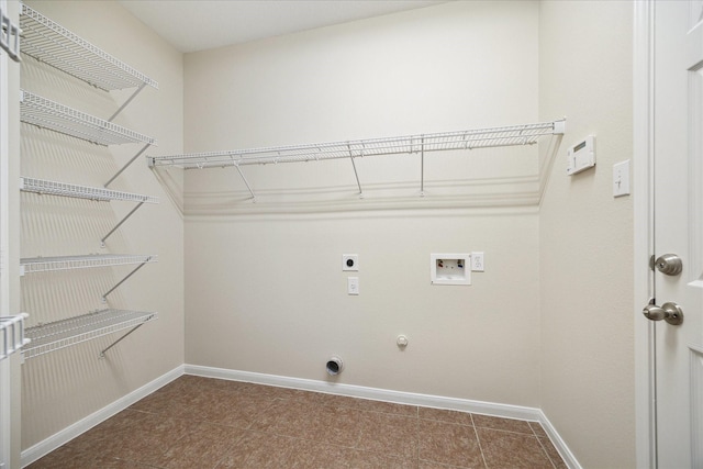 5023 Birch Manor Ln, Katy, TX 77494 - washroom with washer hookup, electric dryer hookup, baseboards, and gas dryer hookup