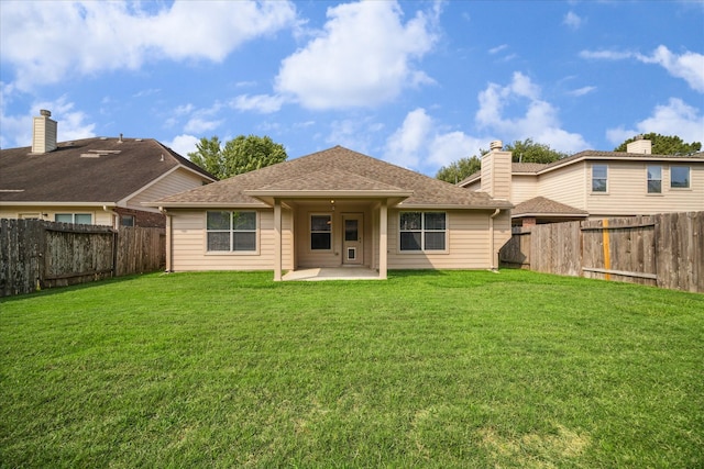 5023 Birch Manor Ln, Katy, TX 77494 - back of house with a patio area and a shingled roof