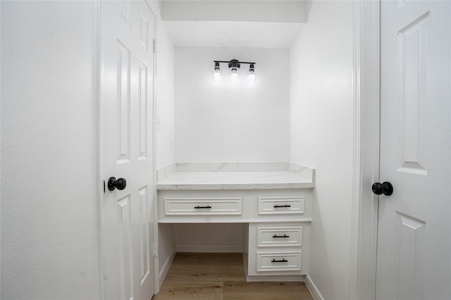 29302 Raestone St, Spring, TX 77386 - unfurnished office with light wood-type flooring and built in study area