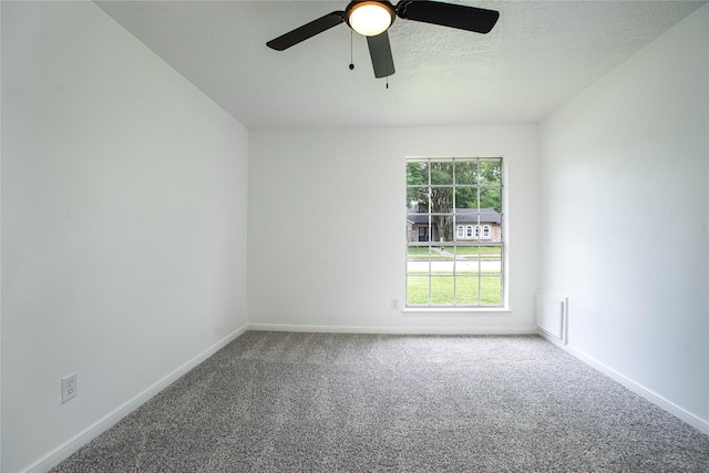 29302 Raestone St, Spring, TX 77386 - empty room with carpet floors, baseboards, and ceiling fan