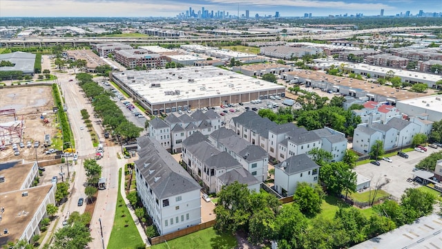 6110 Nicholas Grove Pl, Houston, TX 77055 - drone / aerial view of city skyline