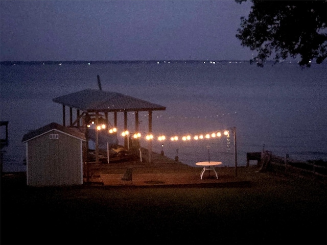41 Lakeview Shores Dr, Coldspring, TX 77331 - view of yard featuring a water view