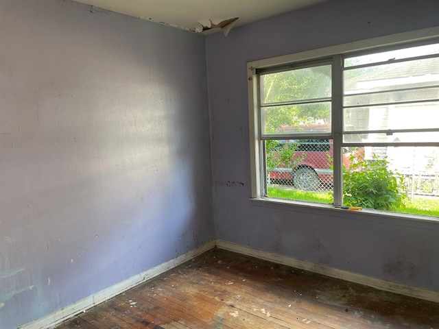 3706 Yosemite St, Houston, TX 77021 - empty room featuring hardwood / wood-style flooring and baseboards