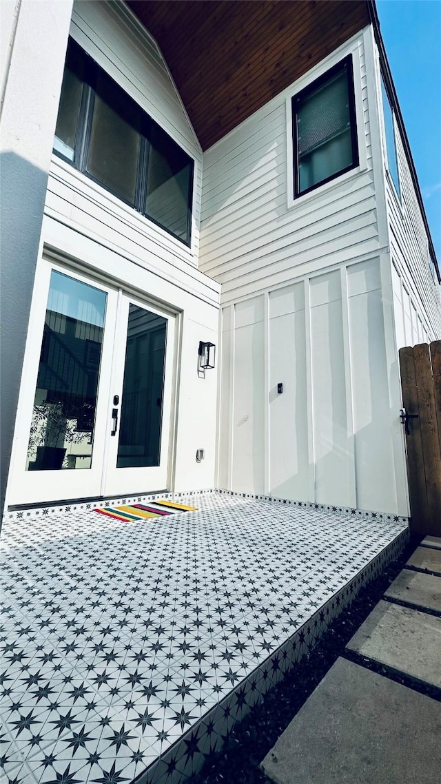 210 E 39th St, Houston, TX 77018 - doorway to property featuring french doors