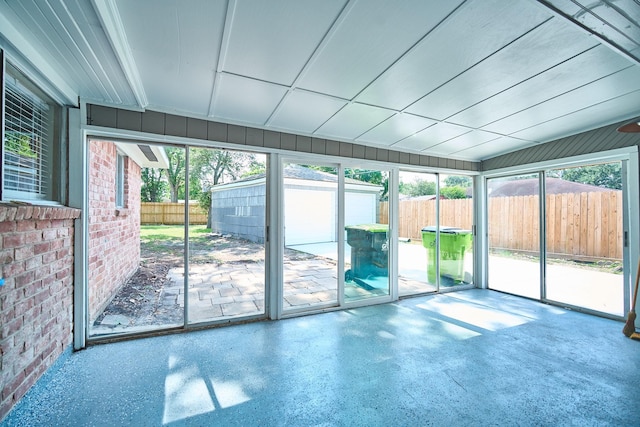 11706 Mclain Blvd, Houston, TX 77071 - view of unfurnished sunroom