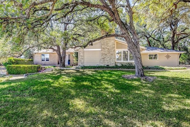 1200 E US Highway 90, Flatonia, TX 78941 - view of front of property with brick siding and a front yard