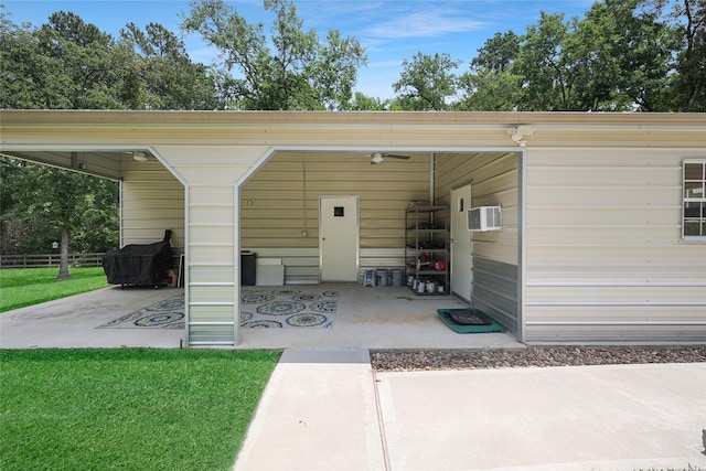 19202 Indigo Lake Dr, Magnolia, TX 77355 - view of parking with a wall mounted AC