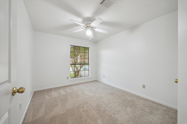 14507 Sycamore Lake Rd, Houston, TX 77062 - empty room with carpet flooring, a ceiling fan, and baseboards