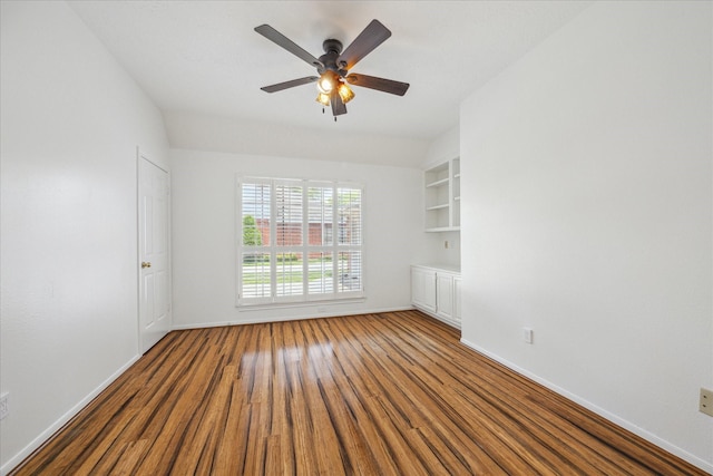 14507 Sycamore Lake Rd, Houston, TX 77062 - unfurnished room featuring wood finished floors, ceiling fan, and baseboards
