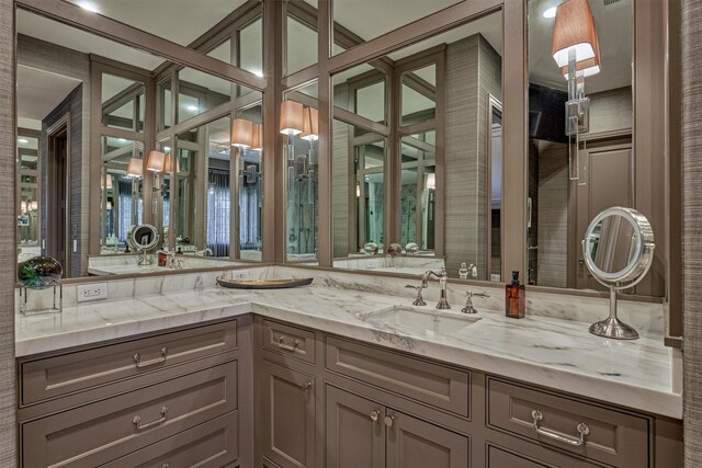 3637 Meadow Lake Ln, Houston, TX 77027 - full bathroom featuring vanity