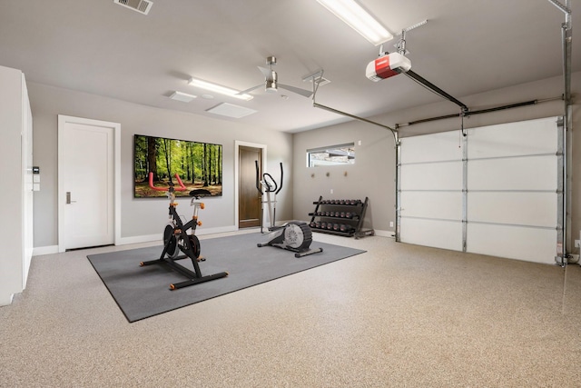 16827 Falcon Sound Dr, Montgomery, TX 77356 - garage featuring a garage door opener