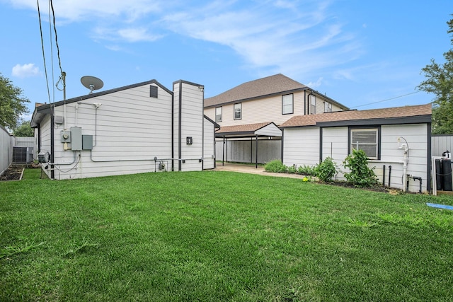 5720 Fraser Ave, Galveston, TX 77551 - rear view of house featuring cooling unit and a gazebo