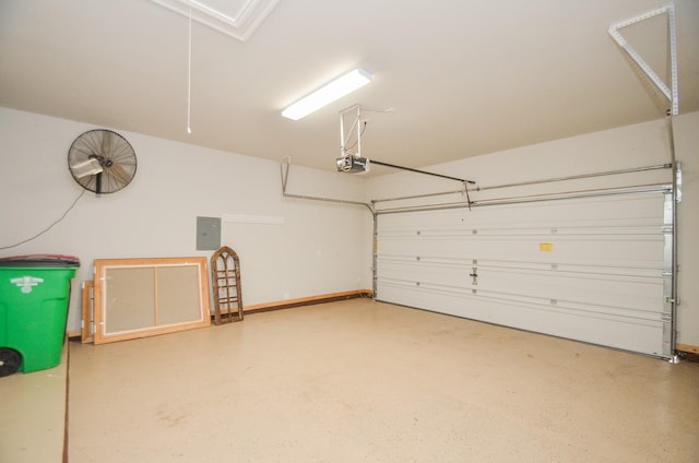 426 Sunny River Ln, Richmond, TX 77406 - garage with a garage door opener and electric panel