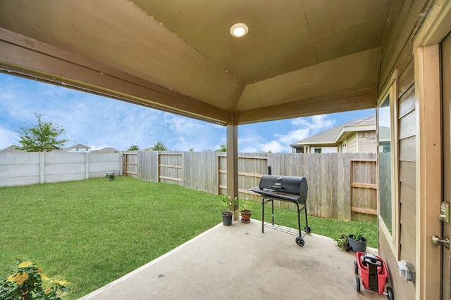 4710 Jasmine Heather Ln, Baytown, TX 77521 - view of patio with grilling area