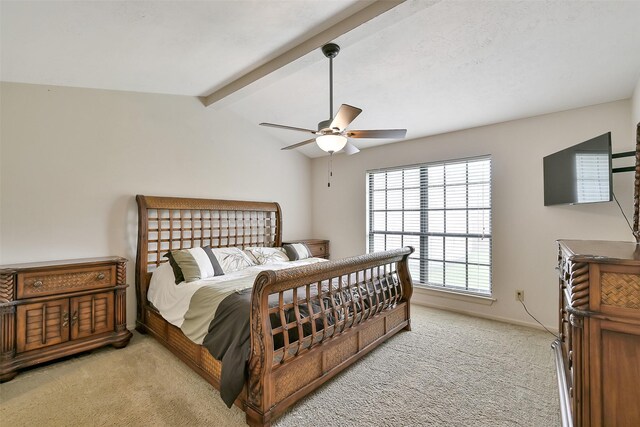 6511 Coldstream Dr, Pasadena, TX 77505 - bedroom featuring light colored carpet and ceiling fan