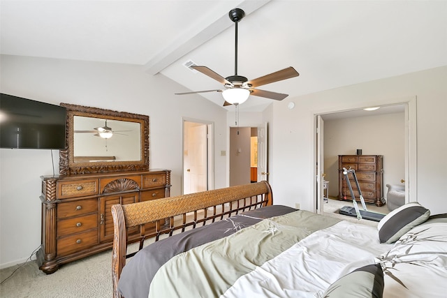 6511 Coldstream Dr, Pasadena, TX 77505 - bedroom with light carpet and ceiling fan