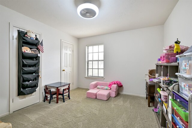 6511 Coldstream Dr, Pasadena, TX 77505 - rec room featuring carpet floors and baseboards