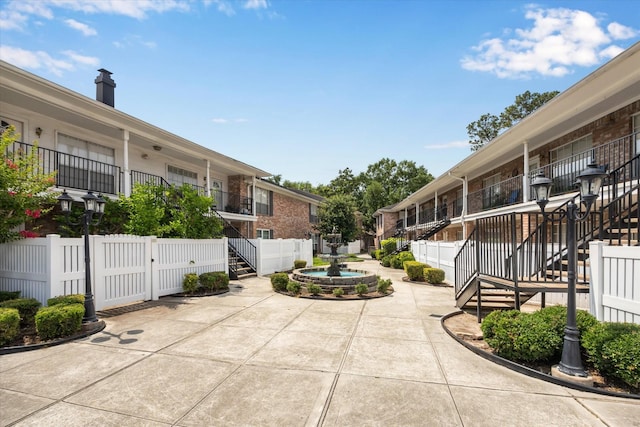 14333 Memorial Dr Unit 72, Houston, TX 77079 - view of patio with stairs