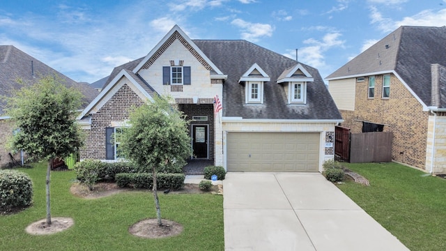 3727 Varna Ct, Missouri City, TX 77459 - traditional-style home featuring driveway, brick siding, a shingled roof, and an attached garage