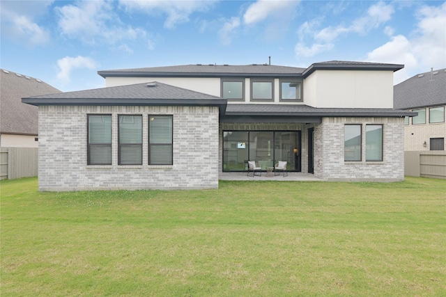 4706 Oak Glen Ct, Manvel, TX 77578 - back of house with brick siding and a patio area