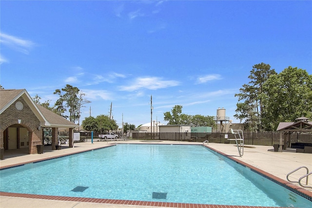 16702 Morning Shadows Way, Humble, TX 77346 - community pool featuring a gazebo and a patio