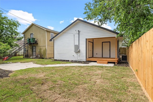 2811 Winbern St, Houston, TX 77004 - back of house with central AC