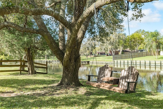 14001/14009 W Hughes Rd, Dickinson, TX 77539 - view of yard featuring a water view