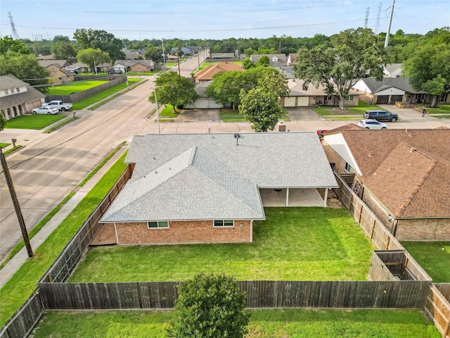 1102 Brenda Dr, Deer Park, TX 77536 - aerial perspective of suburban area