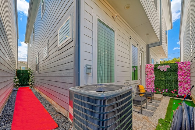 2105 Sam Wilson St Unit C, Houston, TX 77020 - view of property exterior featuring central air condition unit